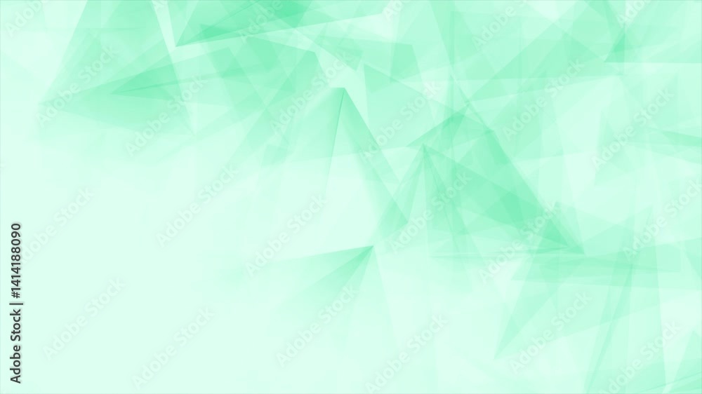 Poster turquoise color wiggling low poly patterns polygonal design geometrical background