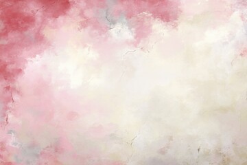Obraz premium A soft, blush pink to ivory gradient background showcases a subtle paper texture, evoking a gentle, minimalist mood perfect for springtime designs.