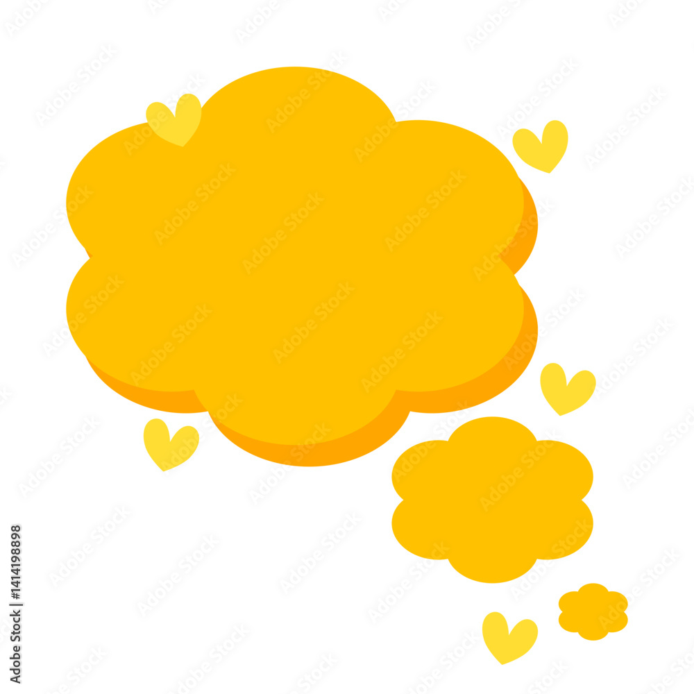 Poster message bubbles message frames