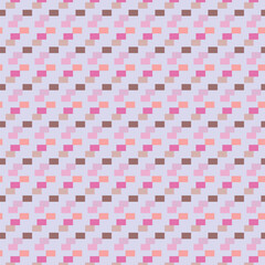 Geometric vector pattern with purple and pink arrows Seamless  white background