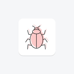 Ladybug, vector, pixel perfect, illustrator file