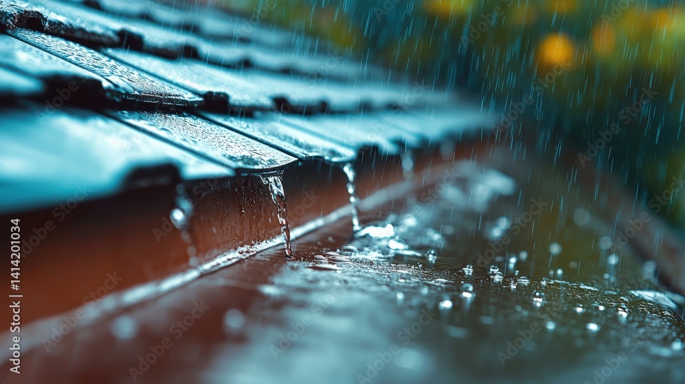 Aufkleber a how-to article with images on installing gutter guards to prevent blockage during the rainy season