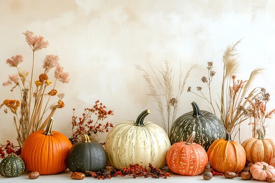 A warm and inviting autumn scene featuring