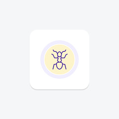 Fototapeta premium Ant, vector, pixel perfect, illustrator file