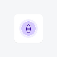 Woodlouse, vector, pixel perfect, illustrator file