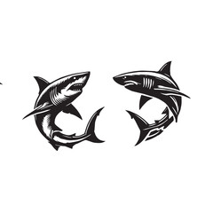 Shark Swimming Vector Silhouette Set

Black and White Shark Swimming Icons

Minimalist Shark Swimming Illustration