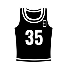 Naklejka premium Basketball jersey – vector icon