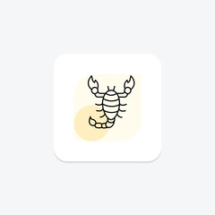 Scorpion, vector, pixel perfect, illustrator file