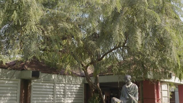 Sabarmati Ashram is located in the Sabarmati suburb of Ahmedabad, Gujarat.This was one of the many residences of Mahatma Gandhi.