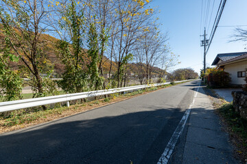 Historic old road “Salt Road” which is also a long distance hiking course and its surroundings