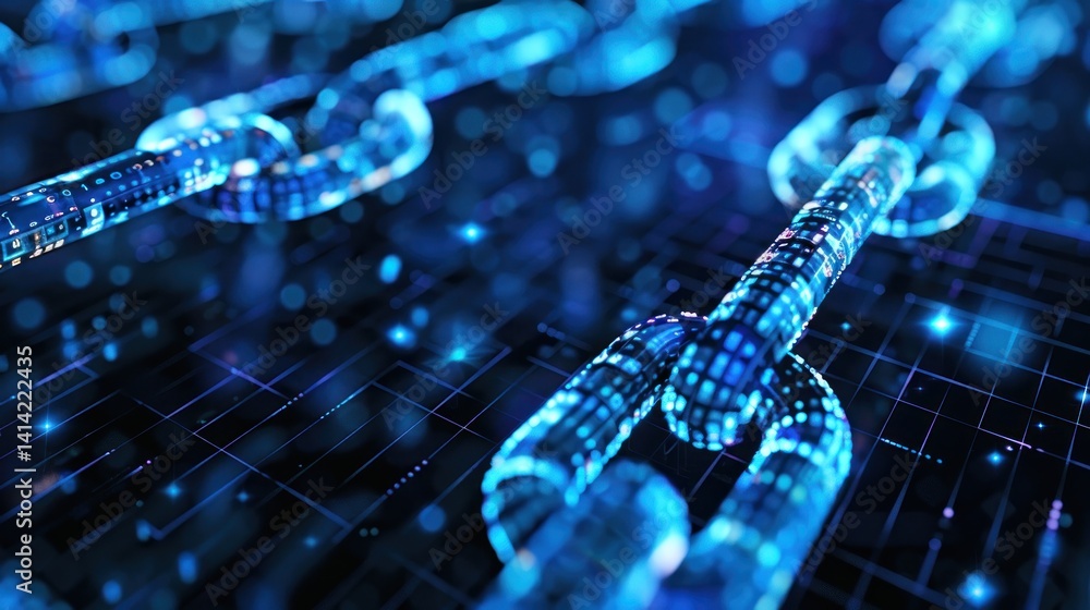 Poster a technology expert is exploring the use of blockchain to revolutionize supply chain transparency