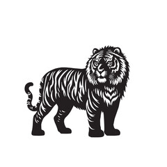 Tiger Standing Vector Silhouette Set

Black and White Tiger Pose Icons

Minimal Standing Tiger Illustration
