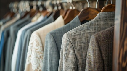 Obraz premium Imagine a line of eco-friendly wedding attire