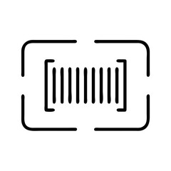
Barcode Inside Scanning Frame Icon Design