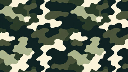 Fototapeta premium Classic Camouflage Pattern Background Image Modern Military Style Camo Wallpaper