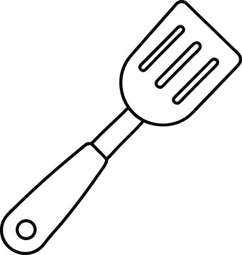 recommend clip art: Spatula Icon Vector | Cooking, Baking & Kitchen Tool Line Art