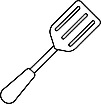 recommend clip art: Spatula Icon Vector | Cooking, Baking & Kitchen Tool Line Art