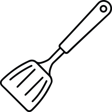 recommend clip art: Spatula Icon Vector | Cooking, Baking & Kitchen Tool Line Art