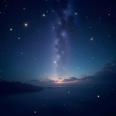 Fototapeta premium night sky with stars