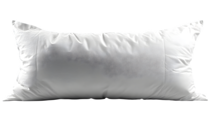 White pillow soft cotton texture isolated on white background