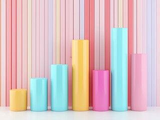 Fototapeta premium Market segmentation dashboard optimizing summer audience engagement