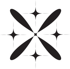 Shape of light distribution radius.