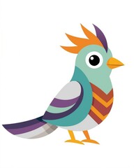 cuckoo bird illustration 