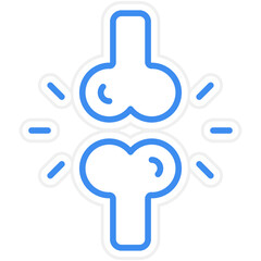 Obraz premium Joint icon style