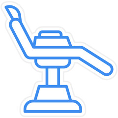 Tattoo Chair icon style