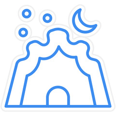 Cave icon style