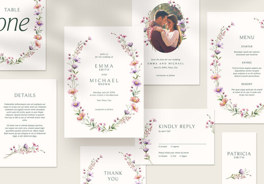 Romantic Floral Wedding Suite