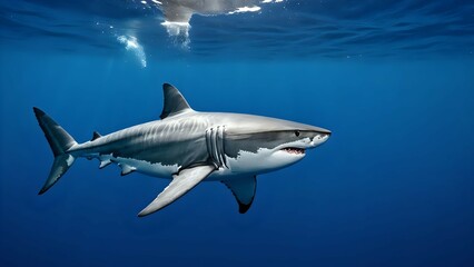 Fototapeta premium great white shark