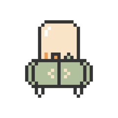 dressing table mirror pixel art
