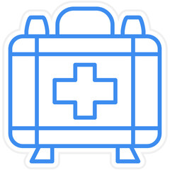 Obraz premium Survival Bag icon style
