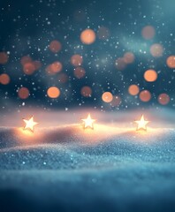 Fototapeta premium background with snowflakes