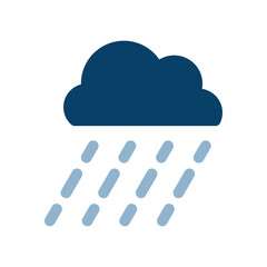 雨雲のアイコンイラスト