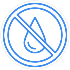 No Water icon style