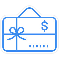 Gift Voucher icon style