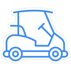 Golf Buggy icon style