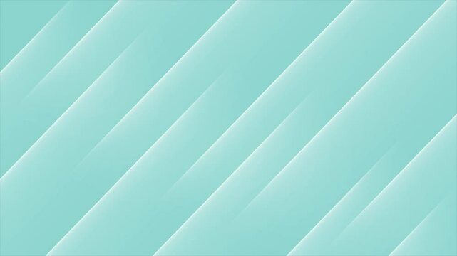 Cyan color diagonally wiggling parallel lines gradient design loop able geometrical background