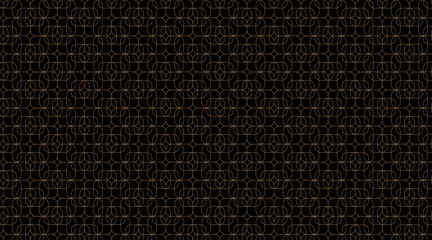 Pattern design with geometric shape | Seamless multi shape pattern grid with circle, square, star, line vector for texture, garments, decoration, corporate | Creative stripes with brown-black colour