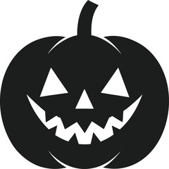 Shadow Style Jack-o'-Lantern for Halloween