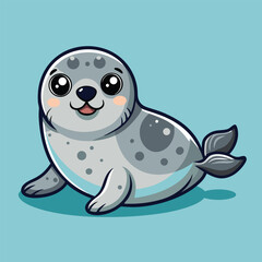 Seal Vector cartoon illustration