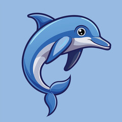 Fototapeta premium dolphin jumping out of water