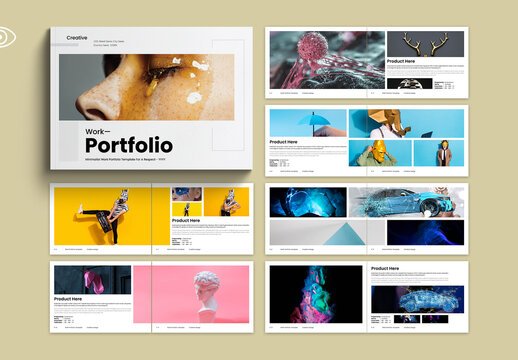 Work Portfolio Template Landscape