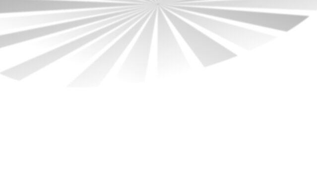 Quart de cercle inf&eacute;rieur gauche avec rayons gris d&eacute;grad&eacute;s sur fond transparent PNG, motif abstrait pour coin, effet de lumi&egrave;re ou &eacute;l&eacute;ment de design discret
