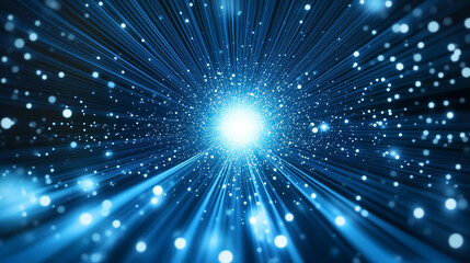 Centered bright fiber optic flash