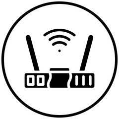 Vector Design Wifi Router Icon Style