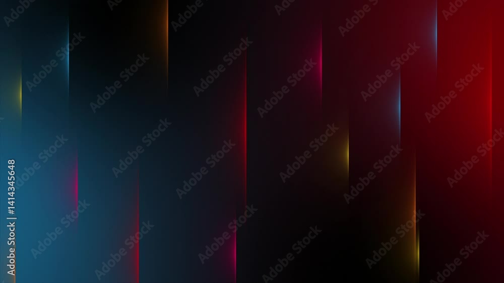Aufkleber dual tone multiple wiggling glowing lines modern design loop able geometrical background