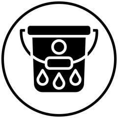 Water Bucket Icon Style